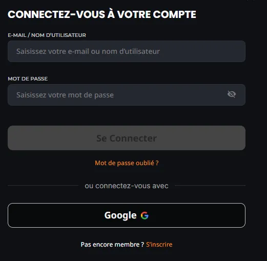Processus d'Inscription Simplifié